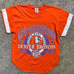 Vintage 1989 Denver Broncos AFC Championship T-Shirt
